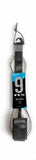 SURF - SUP LEASH - FCS - 9' Essential Leash - Ankle - Black